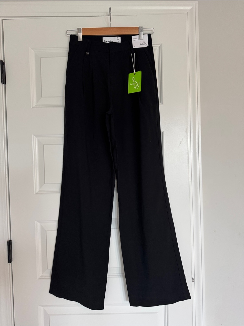 Sam Edelman Black Kids Wide-Leg Dress Pants
